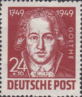 Filatelistische aandacht voor: Johann Wolfgang von Goethe (25)