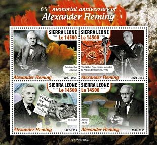 Filatelistische aandacht voor: Alexander Fleming (23)