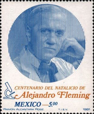 Filatelistische aandacht voor: Alexander Fleming (6)