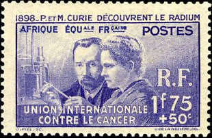 Filatelistische aandacht voor: Pierre en Marie Curie (5)