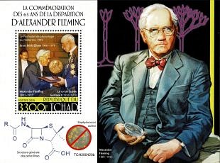 Filatelistische aandacht voor: Alexander Fleming (22)