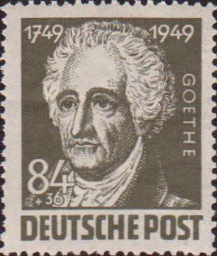 Filatelistische aandacht voor: Johann Wolfgang von Goethe (24)